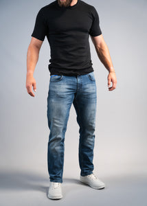 STRAIGHT FIT MEN'S JEANS - 3D