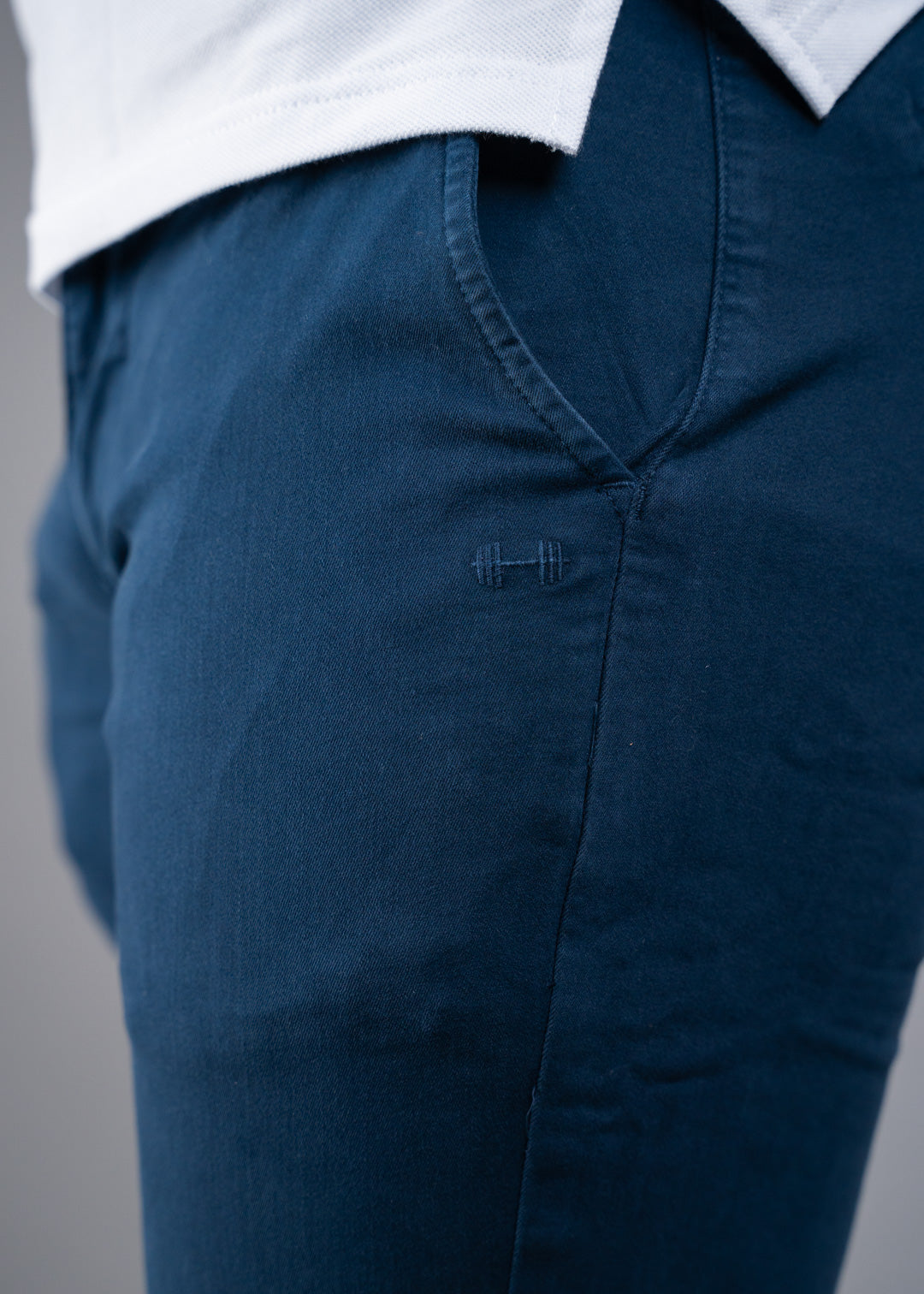 STRAIGHT FIT TOUGH CHINOS - DEEP BLUE