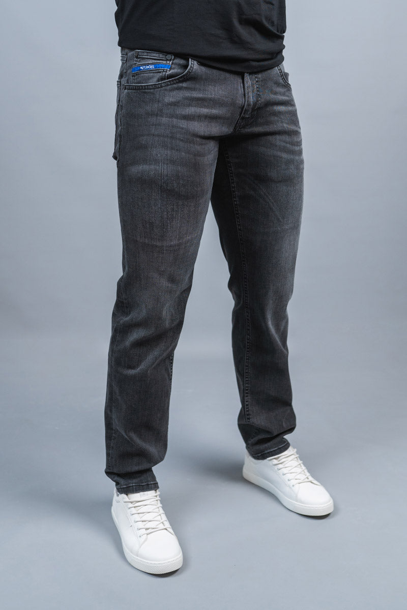 STRAIGHT FIT MEN'S JEANS - STONE GREY